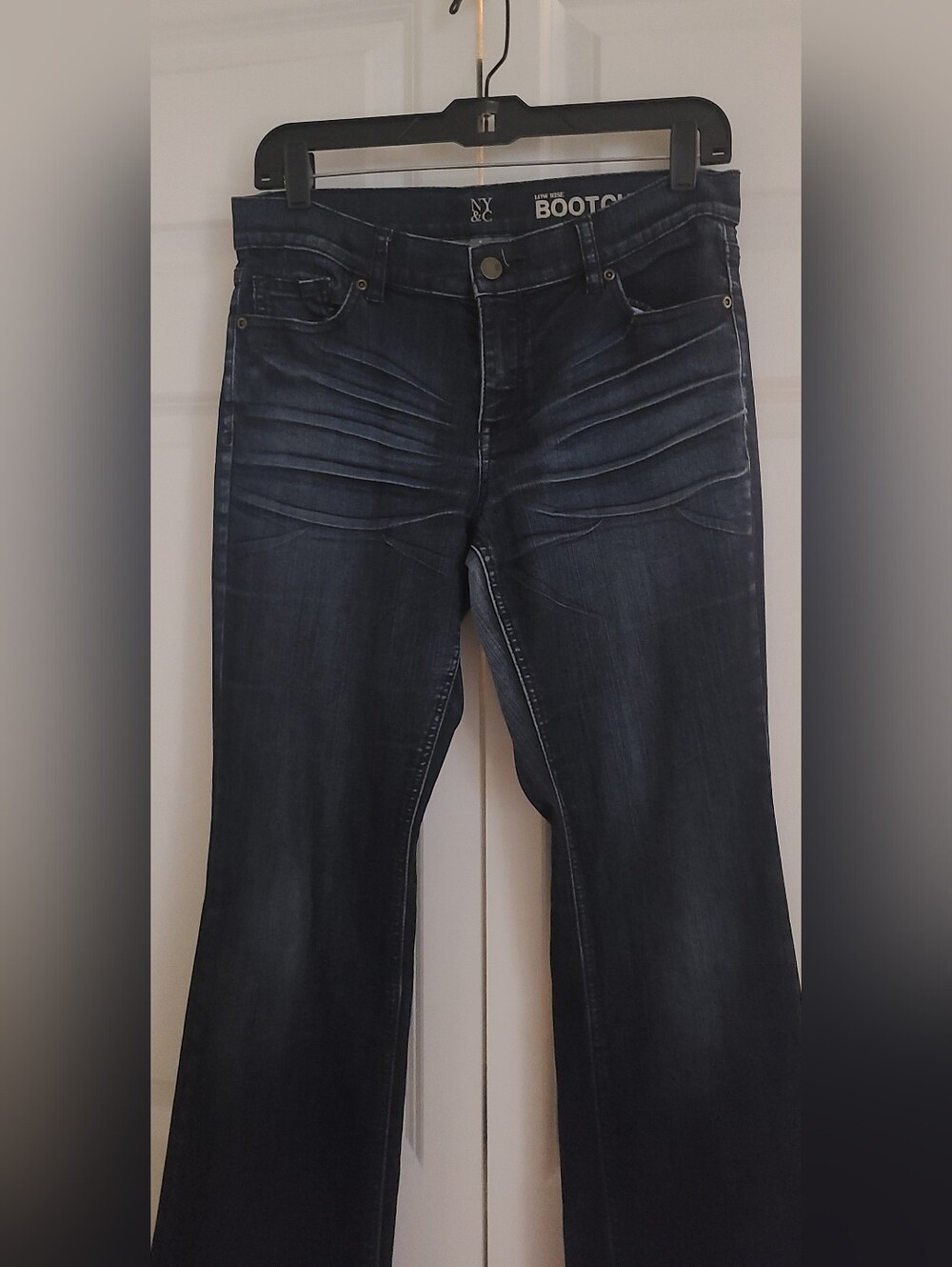 New York & Company Low Rise Bootcut Jeans- Size 8 PETITE - Picture 3 of 7